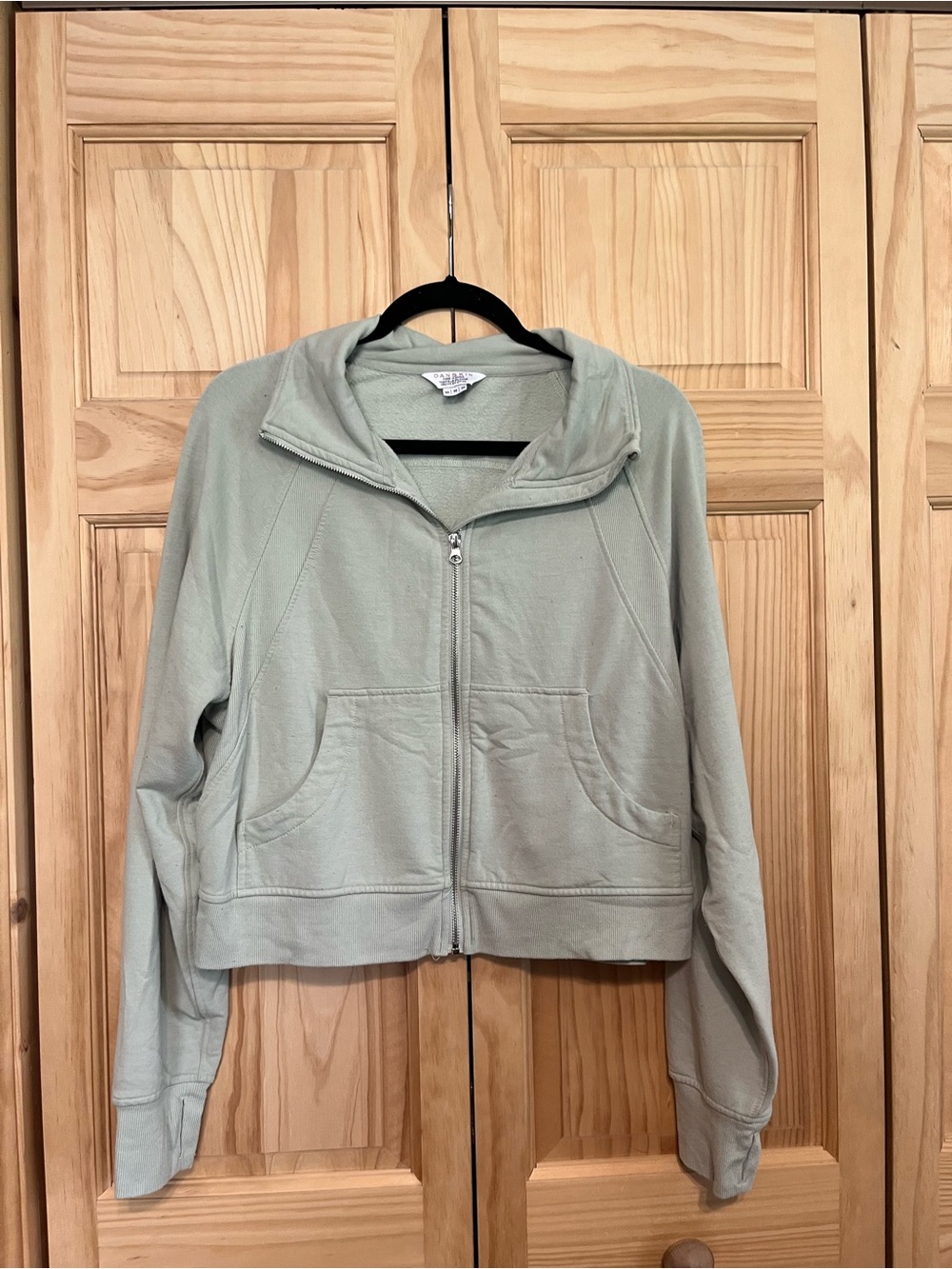 Danskin Sage Green Zip-Up Jacket